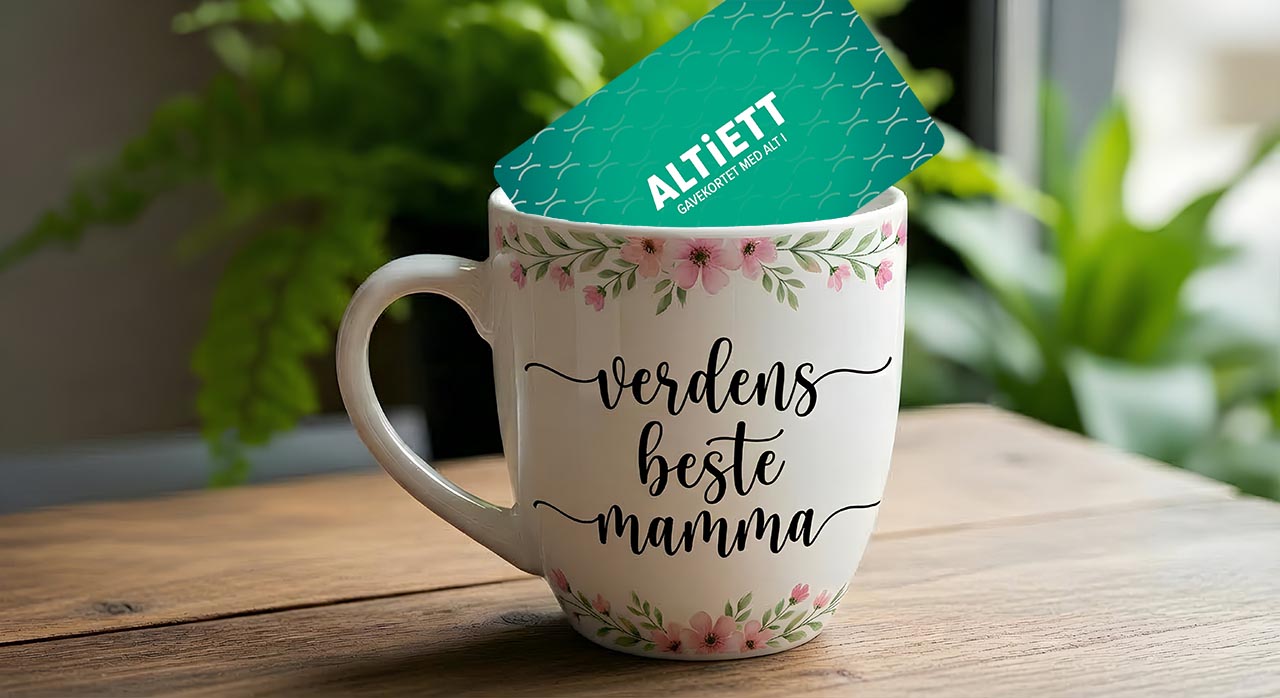 Morsdag Kopp Med Gavekort