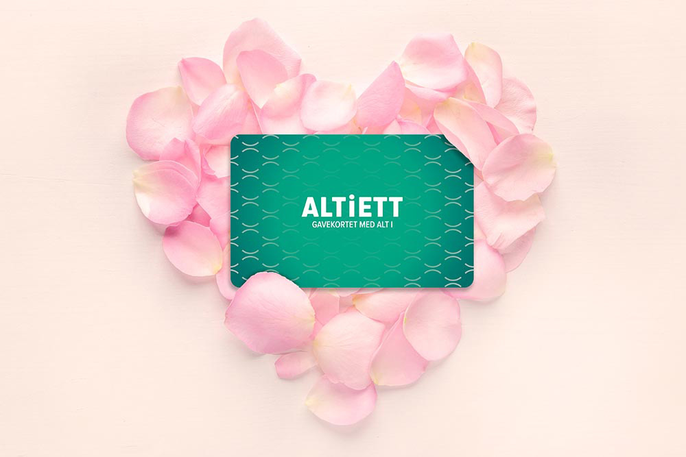 Altiett Roseblad Gavekort